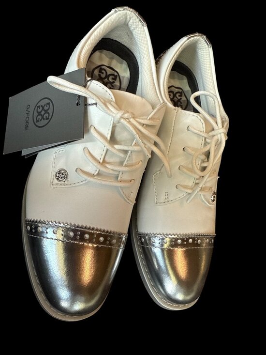 G/Fore Shoes - G/Fore Cap Toe Gallivanter Women's Golf Shoes Size 7 US 38 EUR White Silver New